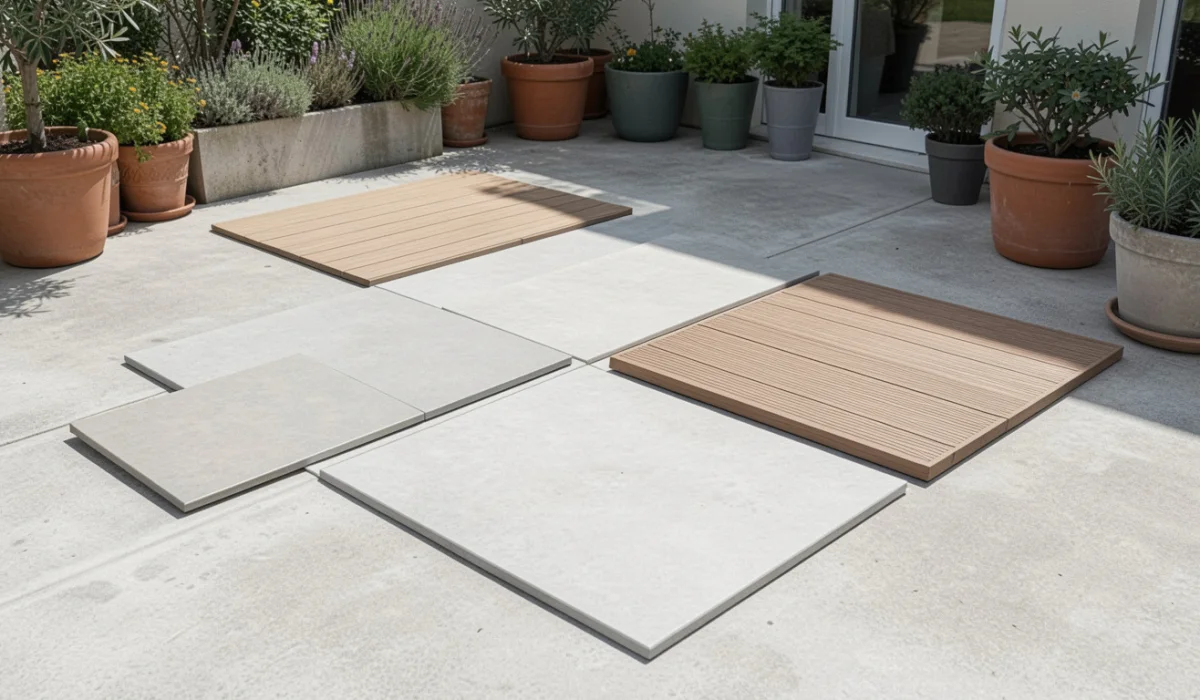 Choisir le bon revêtement pour habiller une dalle béton triste