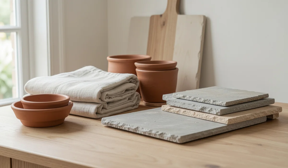 Choisir des matériaux naturels et durables pour une déco saine et élégante