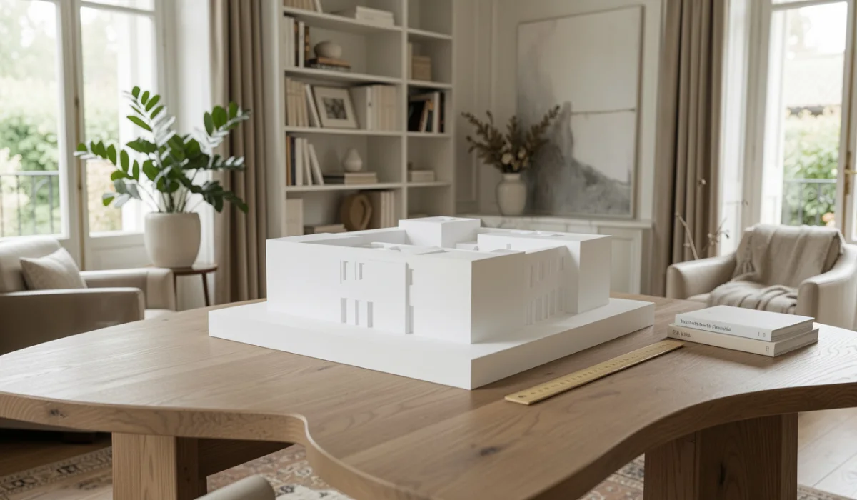 Penser les volumes et proportions avant tout